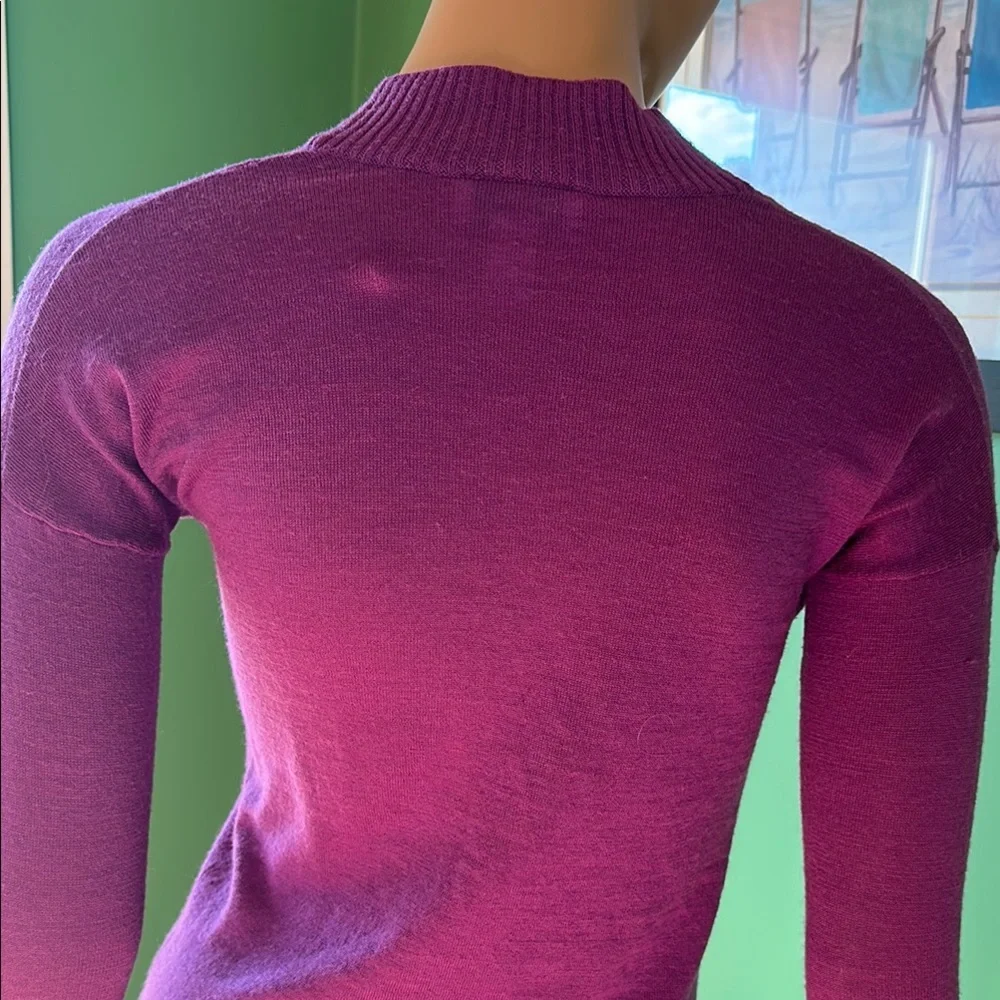 🟪🟪EUC LOFT Purple V-Neck Cardigan with Tiny Hip Pockets🟪🟪